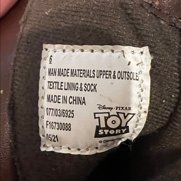 Disney Pixar Toy Story Cowboy Boots, baby size 6 - Picture 8 of 8